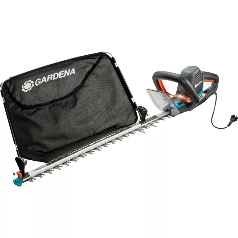 Gardena Electric-Hedge Trimmer PowerCut 700/65, 65 cm, Double Blade, 2,7 cm, Orange, Melns, Zils, 3,1 m/s², 87 dB