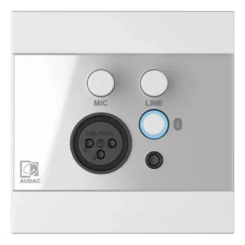 AUDAC WP225/W audio pārveidotājs Tērauds, Balts