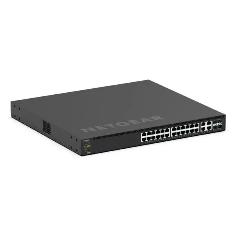 NETGEAR MSM4332 Pārvaldāms L3 Strāva pa Ethernet tīklu (PoE) 1U Melns
