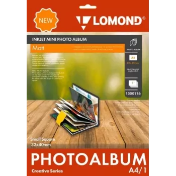 Fotoalbums Lomond Mini Album 1500116 Mazi kvadrātveida matētas lapas 32×40 mm