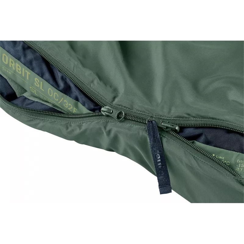 Guļammaiss DEUTER Orbit SL 0 °C / 32 °F Pieaugušo mūmijas tipa, PES ripstop audums, platums 740 mm, dziļums 470 mm