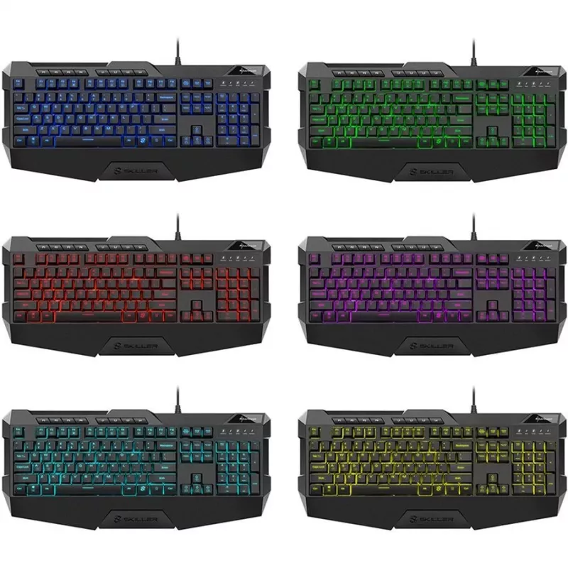 Sharkoon SKILLER SGK4 tastatūra Gaming USB QWERTZ Vācu Melna
