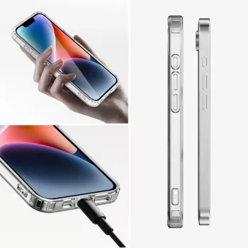 4smarts Premium - 360° aizsardzības komplekts - aizmugurējais vāciņš mobilajam tālrunim - saderīgs ar MagSafe - termoplastisks poliuretāns (TPU)