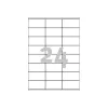 Avery daudzfunkcionālās uzlīmes lāzerprinteriem kopētājiem tintes printeriem 24 uz lapas 70x36mm
