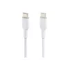 USB kabelis Belkin BoostCharge 1m USB C balts USB 2.0