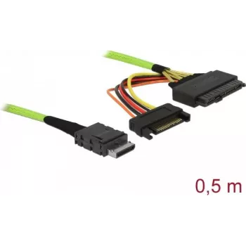 SAS kabelis DeLOCK 85802 0,5 m 32 Gbit/s