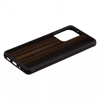 Telefona maciņš man and wood Galaxy S20 Ultra melnkoka melns — aizsargājošs viedtālruņa pārvalks