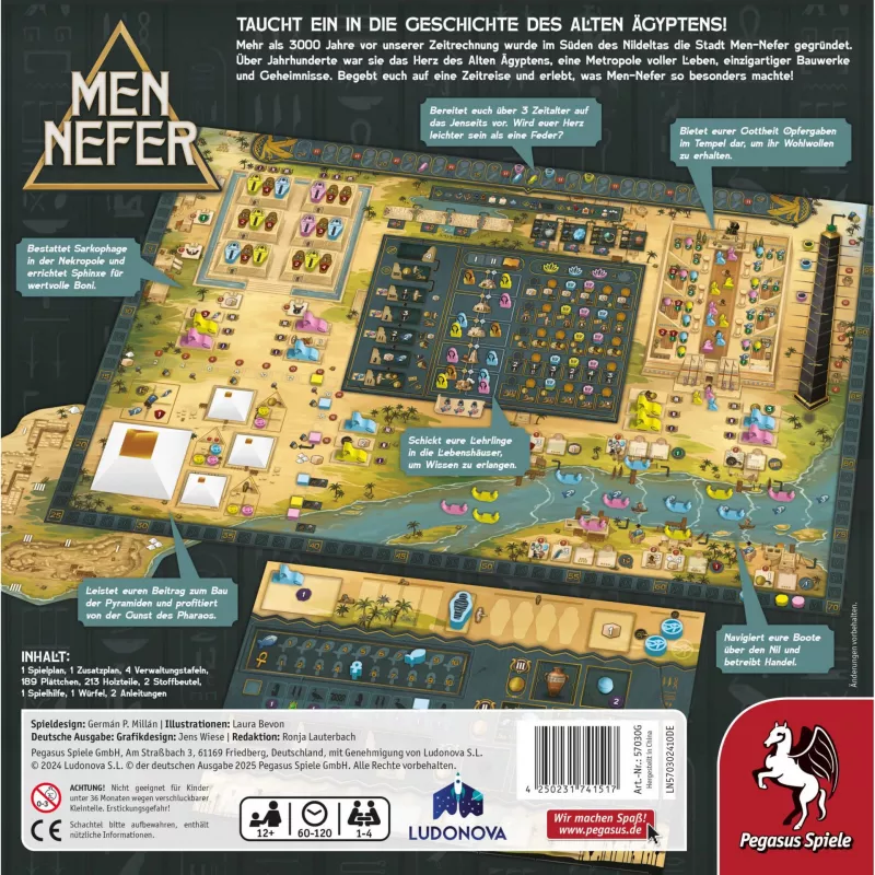 Men-Nefer, galda spēle