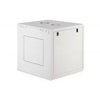 Sienas stiprinājuma skapis DIGITUS Dynamic-N 12U 600x600 mm IP20, atslēgas slēdzene, kabeļu pārvaldība, ne samontēts