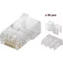 Microconnect KON505-50 vadu savienotājs RJ45 Caurspīdīgs