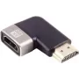 HDMI-A adapteris ShiverPeaks 10-01052 90° pa kreisi, metāla korpuss, atbalsta līdz 8K