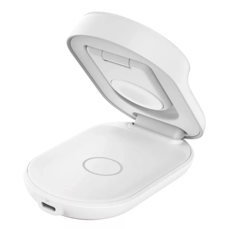 Iekštelpu lādētājs Belkin UltraCharge 25w Qi2 3in1 Magnetic Charger EU balta Round
