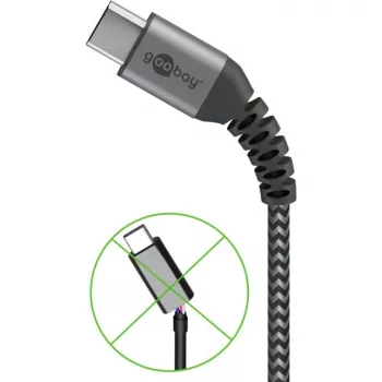 Wentronic 49296 USB kabelis melns