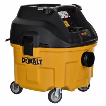 DeWALT DWV901L putekļu nosūcējs Melns, Dzeltens 30 L 1400 W