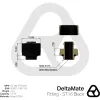 Thermal Grizzly DeltaMate Fitting ST16 savienojums, melns — montāžas adapteris ST16 ligzdām