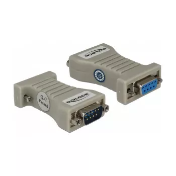 DeLOCK 64140 pārveidotājs no seriālā RS-232 DB9 uz RS-485, ESD 15 kV, bēšs