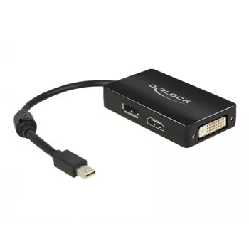 Kabelis DeLOCK 0,16 m DisplayPort HDMI DVI Mini DisplayPort