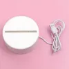 Naktslampa Extralink HOME 3D Optiskā Ilūzija 'Caurdurtas Sirdis' USB gultas lampa