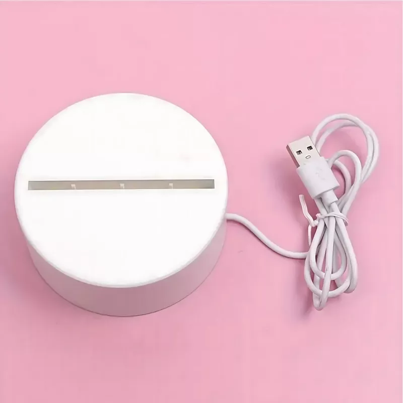 Naktslampa Extralink HOME 3D Optiskā Ilūzija 'Caurdurtas Sirdis' USB gultas lampa