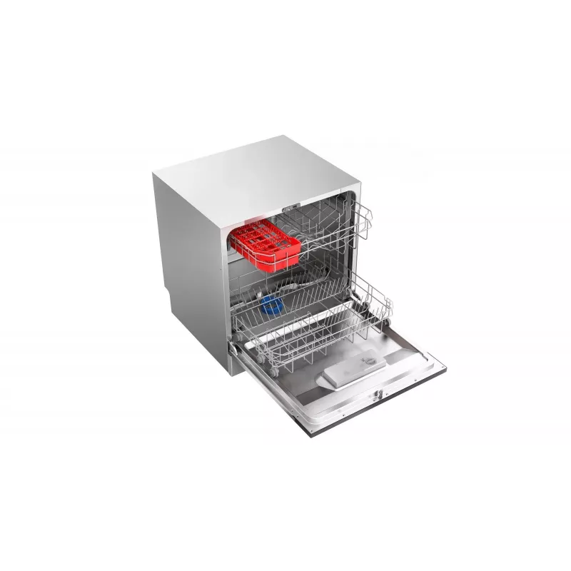 Trauku mazgājamā mašīna Toshiba DW-08T2EE(W)-PL, 8 galda klājumi, F energoefektivitātes klase, 49 dB, 55×59×50 mm