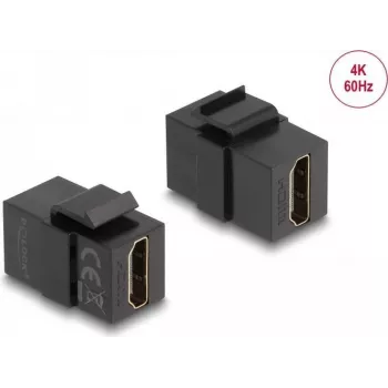 DeLOCK Keystone modulis HDMI ligzda uz HDMI ligzdu melns 87875