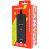 CANYON lādētājs H-10 PD 20W QC 3.0 18W 2USB-A 2USB-C galda melns