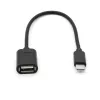TB Kabelis OTG USB AF - USB C 15cm Melns (AKTBXKU4PAC015B)