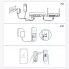 Reolink D340W Video Durvju Zvans 5MP Wi-Fi Personu Noteikšana Divvirzienu Audio