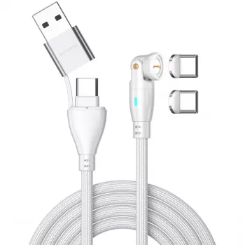 USB kabelis 4smarts 541236 USB 2.0 1.8 m USB C Balts