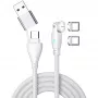 USB kabelis 4smarts 541236 USB 2.0 1.8 m USB C Balts