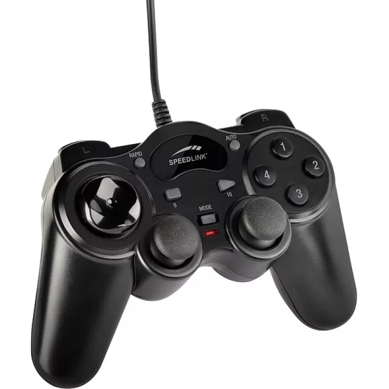 Speedlink THUNDERSTRIKE SL-6515-BK spēļu pults PC, melna