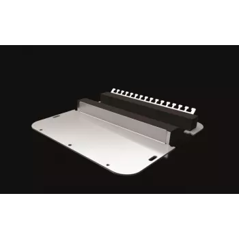 Kabeļu ievadplāksne Rittal 1182.080 nerūsējošais tērauds 301x221 mm