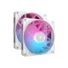 Corsair iCUE LINK RX140 ARGB 140mm balta 2-Pack