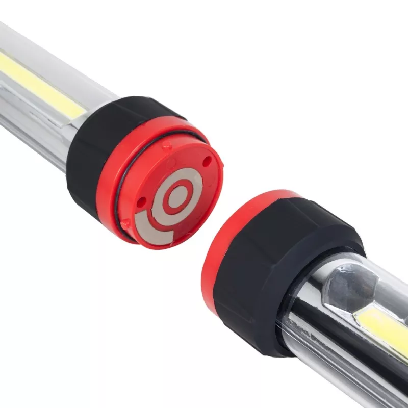 MCE230 Cob LED Xxl 2X darbnīcas lampa ar magnētisku āķi, divi režīmi, 1200 lūmeni maksimāli - Maclean