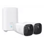 Eufy Security, eufyCam 2 Pro bezvadu mājas drošības kameru sistēma, 365 dienu akumulatora darbības laiks, HomeKit saderība, 2K izšķirtspēja, IP67 laikapstākļu izturība, nakts redzamība, 2 kameru komplekts, bez ikmēneša maksas