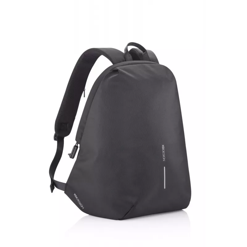 Ikdienas mugursoma XDDESIGN Bobby Soft ar 15,6 collu klēpjdatora nodalījumu, 16 L, PET, melna