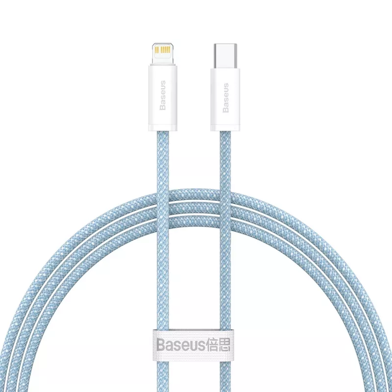 USB-C uz Lightning kabelis Baseus Dynamic Series, 20 W, 1 m (zils)
