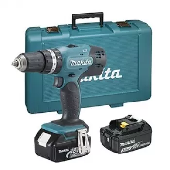 Makita DHP453RFE urbjmašīna Keyless Melna,Zila 1.8 kg