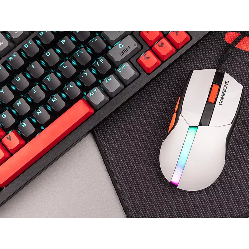 pele Tracer 47417 Gamezone Cool balta RGB USB