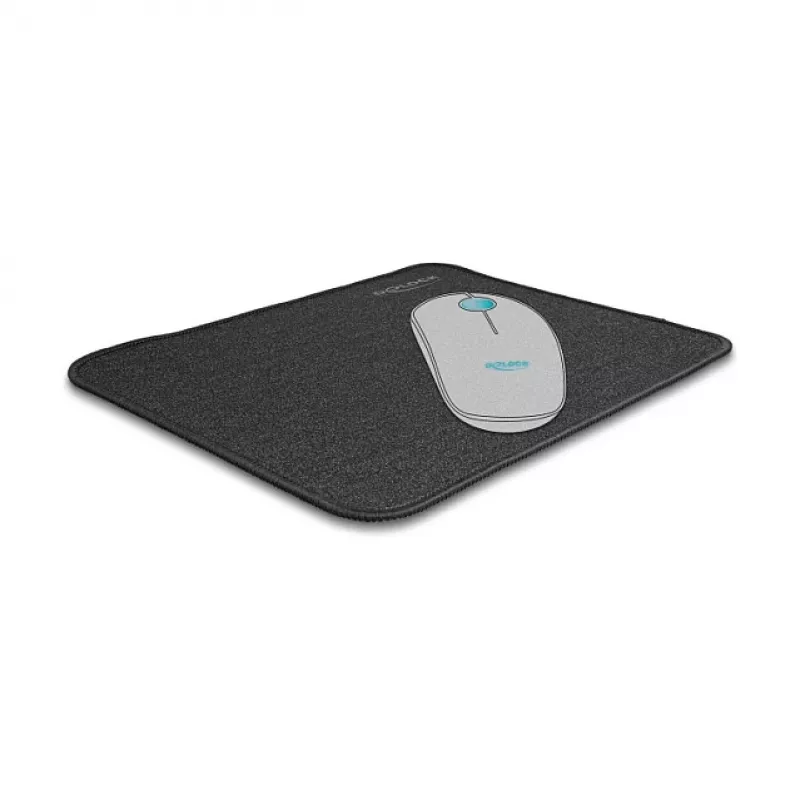 Peles paliktnis DeLOCK glitter-Melns 300x245mm Gumijas Neslīdošs