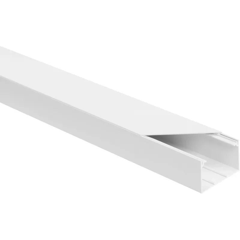 Elektroinstalācijas sliede OEM 3703Z balta LS 60x40 mm 2 m — iepakojumā 8 gab.