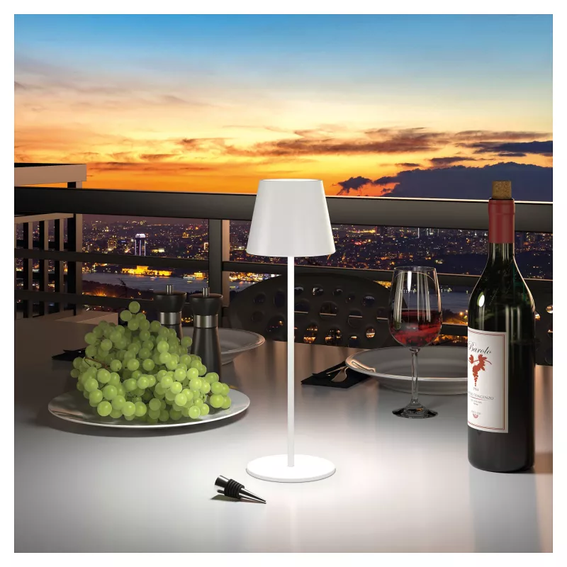 Galda lampa RealPower LED TableLight 360 3 W IP44 ar bateriju