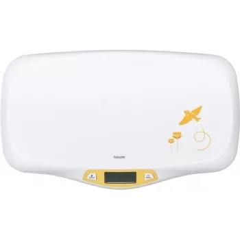 Mazuļu svari Beurer BY80 - digitālie zīdaiņu svari, 20 kg, 5 g, balts/dzeltens