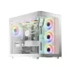 Datora korpuss Midi LC-Power Gaming 8001W Pro-Storm Light, ATX, melns