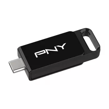 PNY Elite, 64 GB, USB Type-C, 3.2 Gen 1 (3.1 Gen 1), 120 MB/s, Dia, Melns