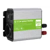 Gembird EG-PWC300-01 tīkla adapteris/invertors Auto 300 W Pelēks
