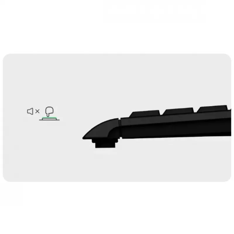 KeySonic KSK-5011ELC (DE) tastatūra mājām USB QWERTZ vācu Melna