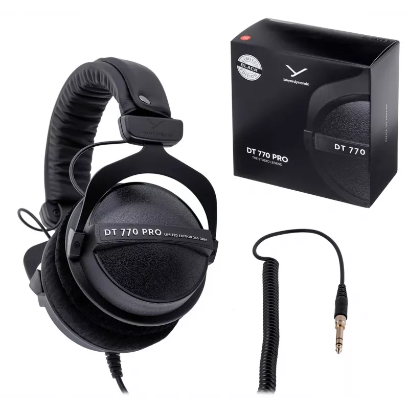 Austiņas Beyerdynamic DT 770 PRO 250 OHM Melns Limited Edition