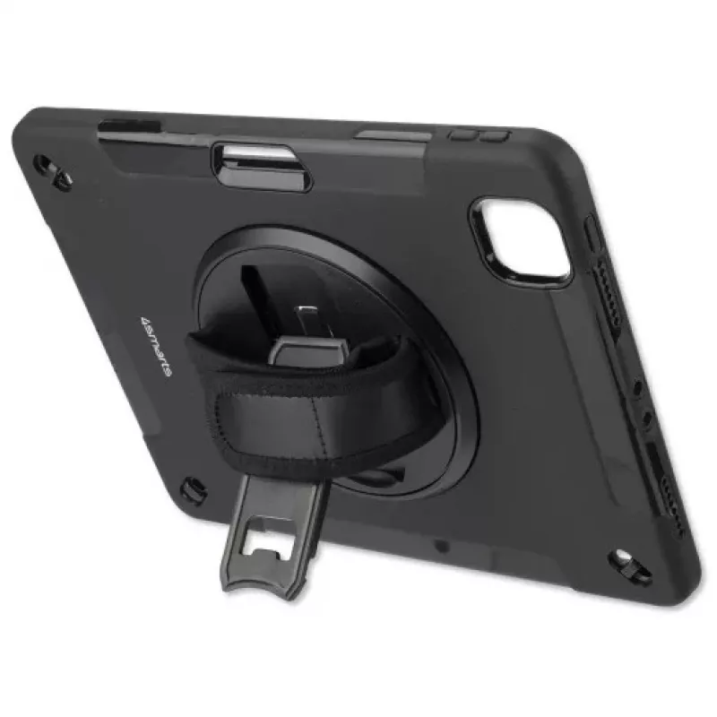 4smarts - Aizmugurējais vāciņš planšetdatoram - Izturīgs - Termoplastisks poliuretāns (TPU) - Melns - Apple 10.9 iPad Air (4. paaudze) (467841)