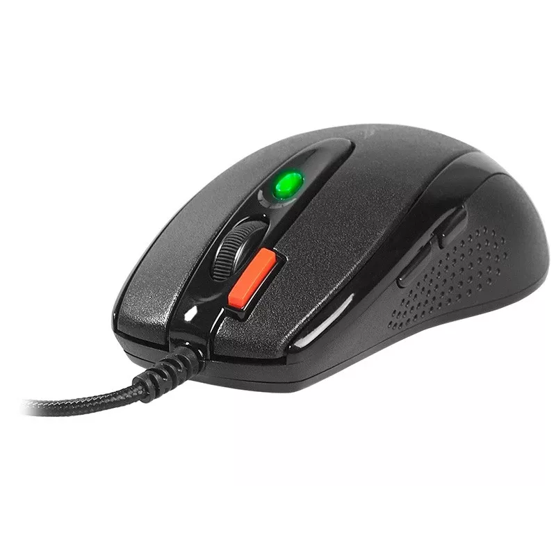 Spēļu pele A4Tech X-7120 USB Type-A piemērota abām rokām 2000 DPI, 3 ms, vadu, melna